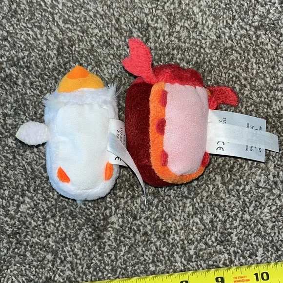 Disney Tsum Tsum Little Mermaid Ursula Scuttle Sebastian Max Set of 4 Plush - Picture 9 of 14